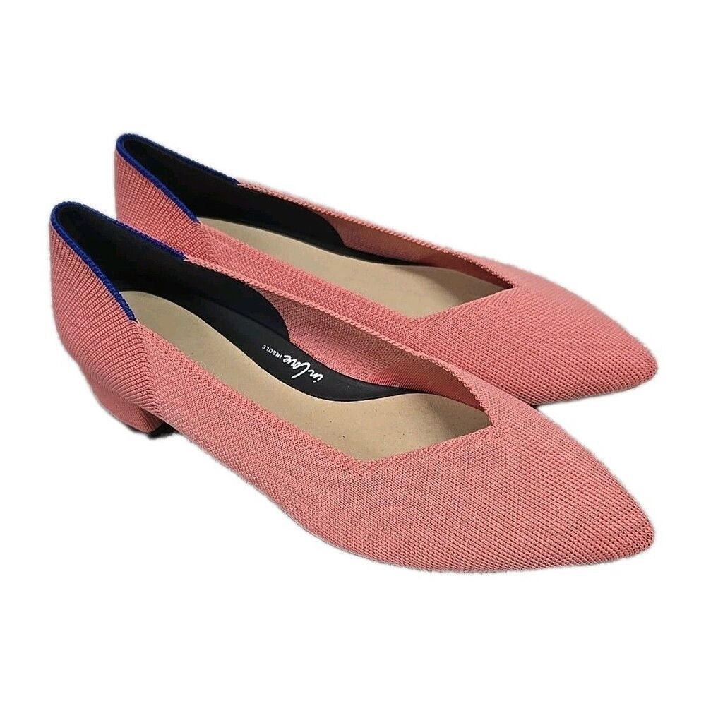 Rothy's The High Point‎ Heel Shoes Tulip Pink Washable Women’s Size 7.5
